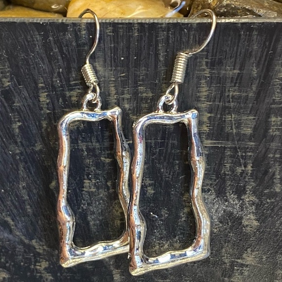 Silver Accent Earrings - Picture 2 of 2